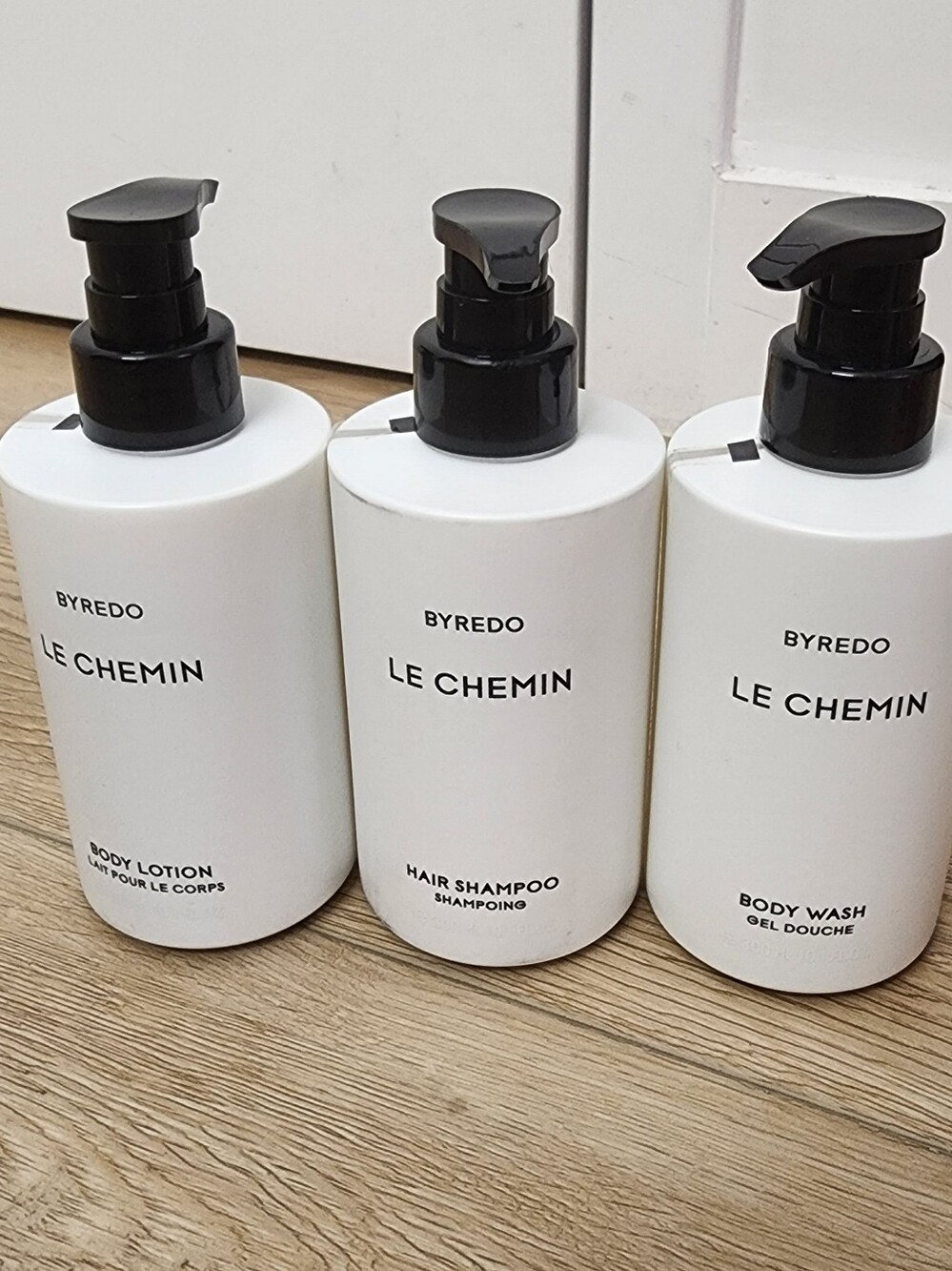 3 pcs Byredo Le Chemin bath and body luxury hotel spa collection new